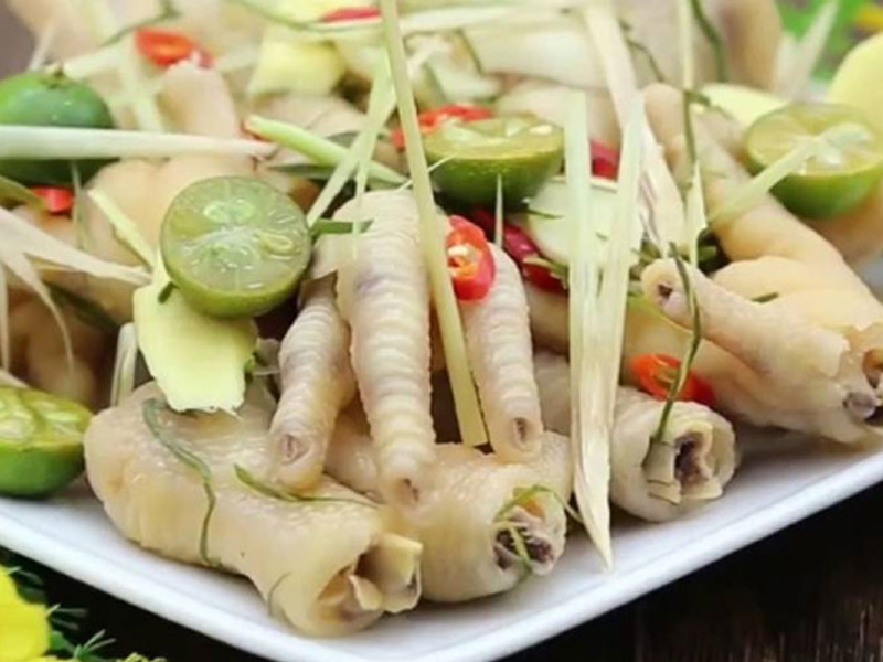 Chân gà ngâm sả ớt 