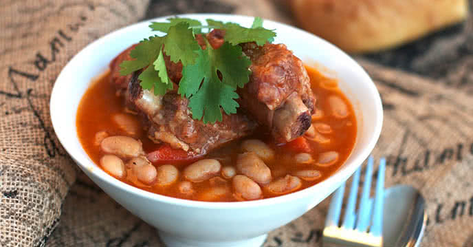 Gợi ý món sườn heo nấu đậu