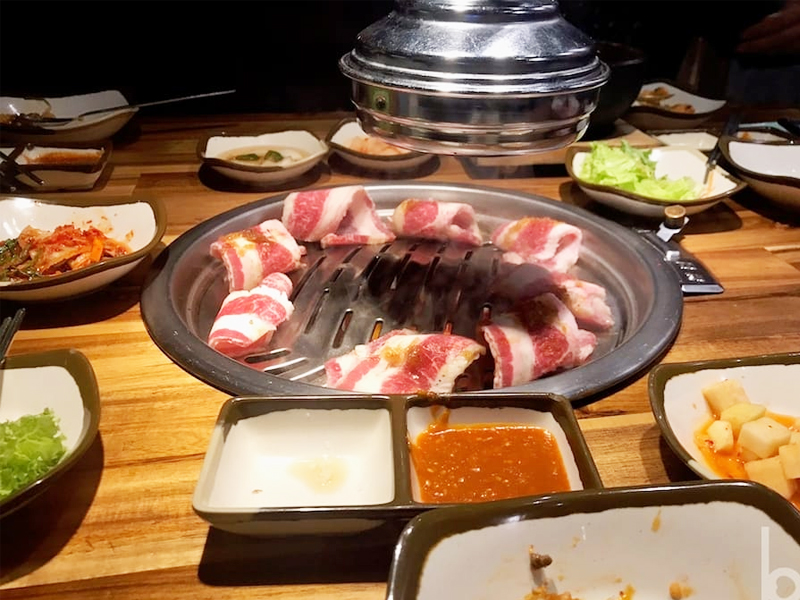 Ba chỉ bò nướng