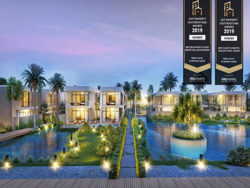 Malibu Hội An được vinh danh hai hạng mục tại giải thưởng Dot Property Đông Nam Á 2019