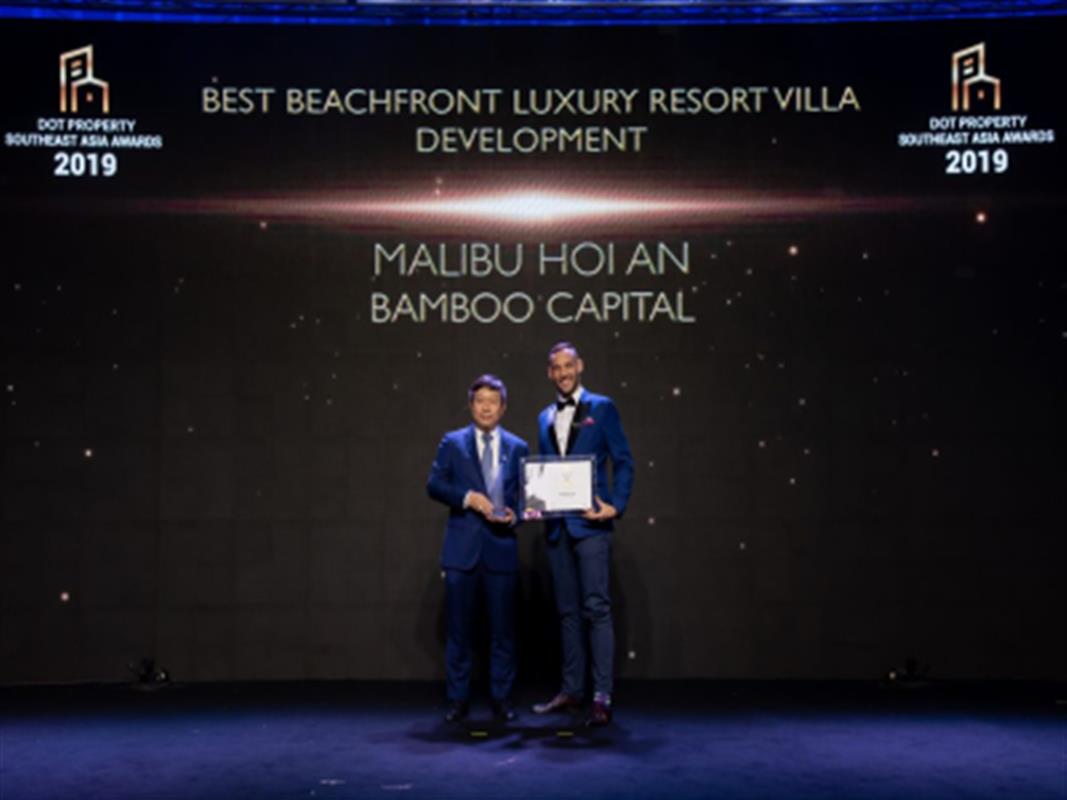 Malibu Hội An nhận liên tiếp 2 giải thưởng tại Dot Property SouthEast Asia Awards 2019