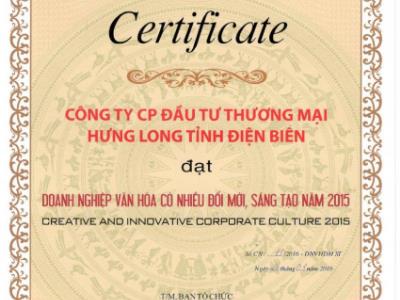 Hưng Long nhận các danh hiệu giải thưởng trong năm 2016