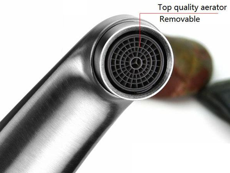 Vòi lavabo lạnh Inox SUS 304 EL-122 (Trắng vàng) 2