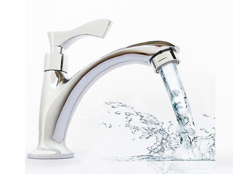 Vòi lavabo lạnh EL-115 (Trắng bạc)