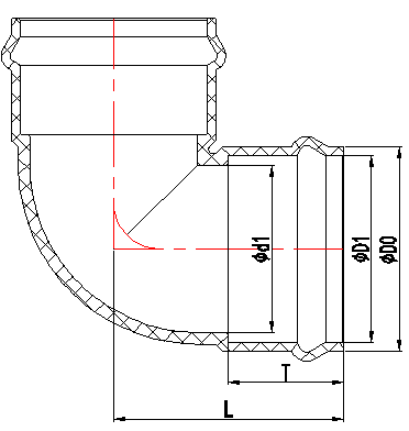 Cút nhựa UPVC ép gioăng