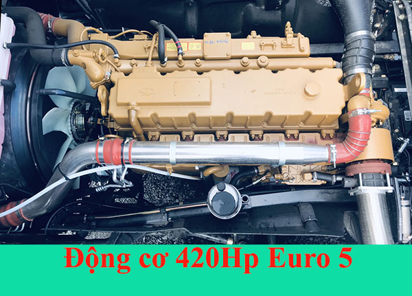 Động cơ Xe đầu kéo Chenglong Hải Âu cabin h7 420hp 12