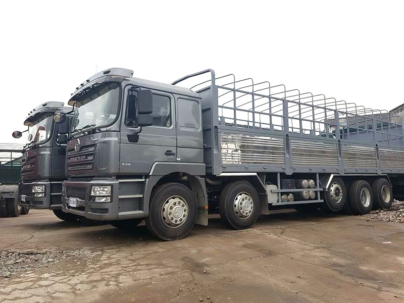 xe tải thùng 5 chân Shacman