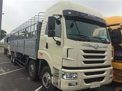 Xe tải thùng mui bạt Faw 4 chân J5 310hp