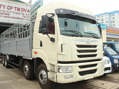 Xe tải thùng mui bạt Faw 4 chân 17 tấn