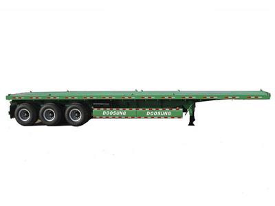 Sơ mi rơ mooc (chở container) có sàn:40 feet, 3 trục