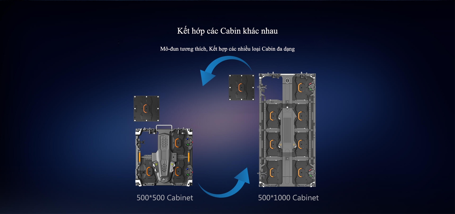 Màn hình LED sự kiện dòng Wing Plus của hãng Esdled 3