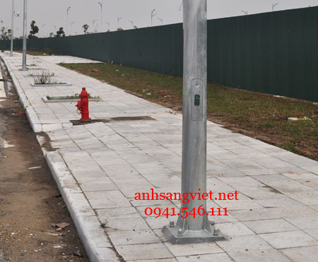 Cột đèn cao áp liền cần giải pháp cho khu đô thị mới