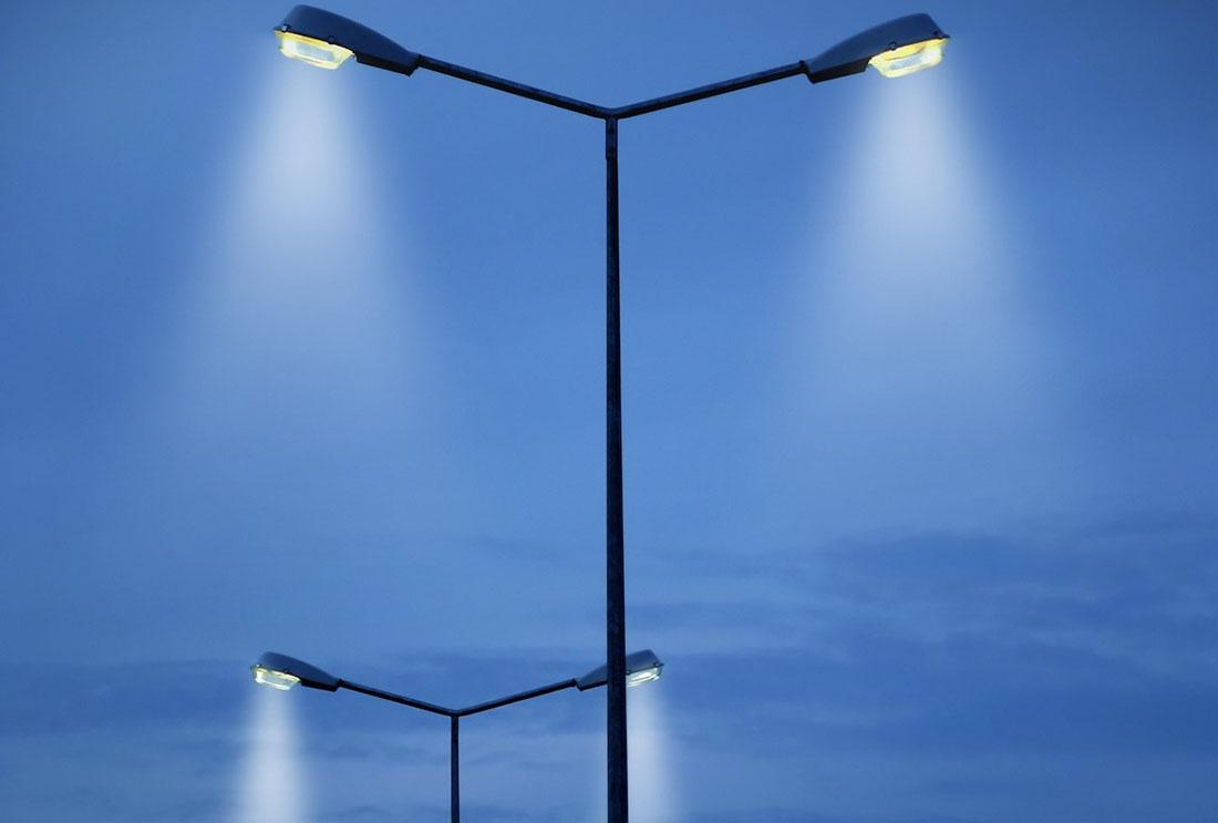 Cột đèn cao áp cần kép tối ưu cho đường phố 2