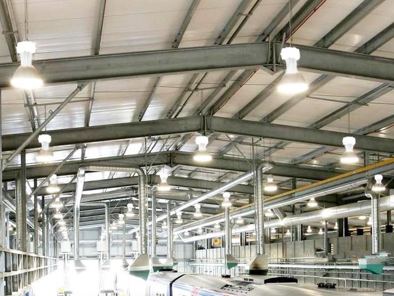 Yêu cầu đối với chiếu sáng cho nhà xưởng, nhà kho