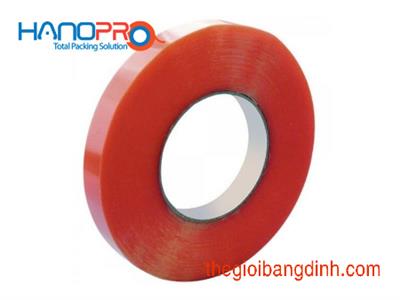 Red heat-resistant 2-sided adhesive tape