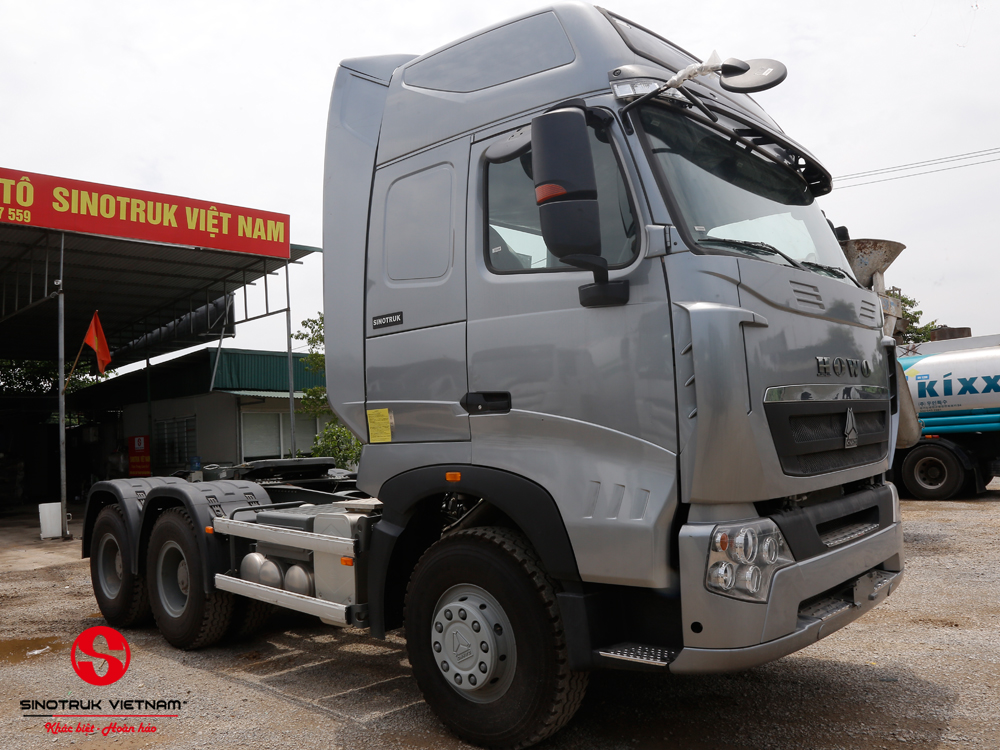 Xe đầu kéo Howo a7 420HP nghiên góc 45 độ