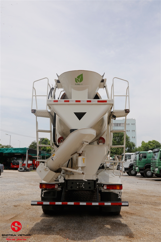 Xe trộn bê tông Howo bồn CIMC 10 khối