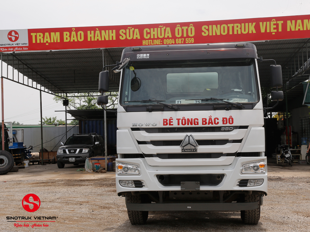 Xe trộn bê tông Howo 12 khối 1