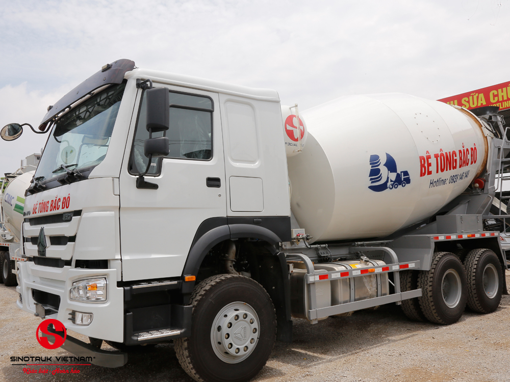 Cabin xe trộn howo 12m3