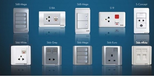 Cách chọn công tắc ổ cắm cho nhà mới 1