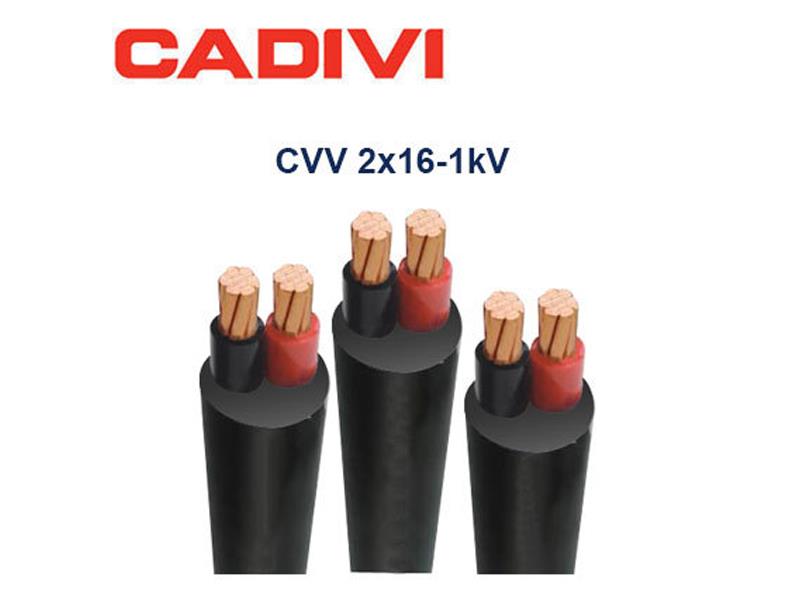 Dây cáp điện Cadivi CVV 2x16 mm2