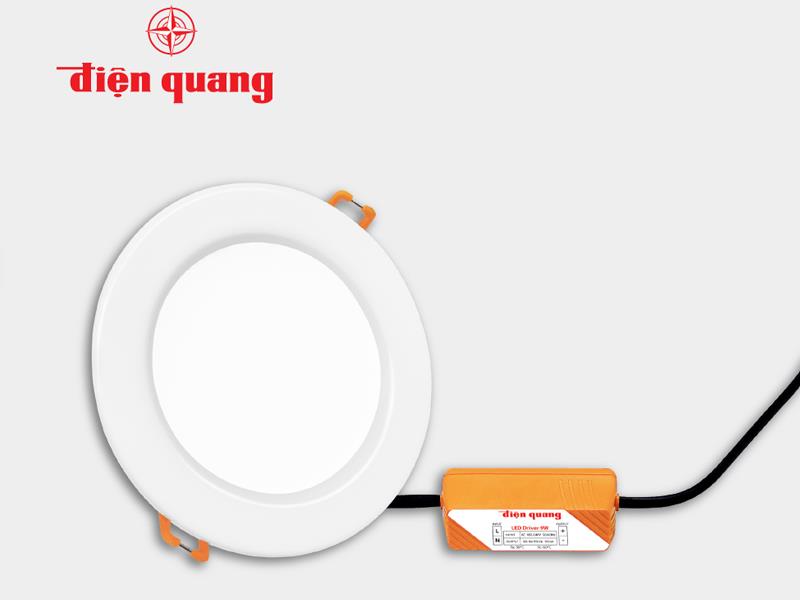Bộ đèn LED downlight Điện Quang ĐQ LRD07 078CS (7W, đổi màu bằng công tắc)