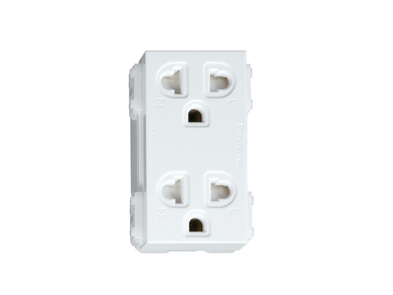 Ổ cắm đôi Panasonic WEV1582SW/WEV1582-7SW