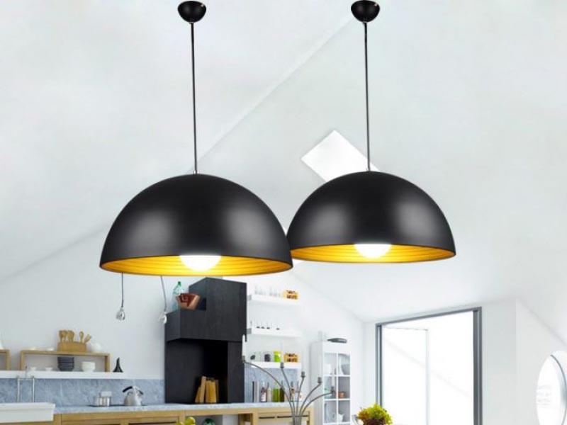 Đèn thả trang trí bán cầu