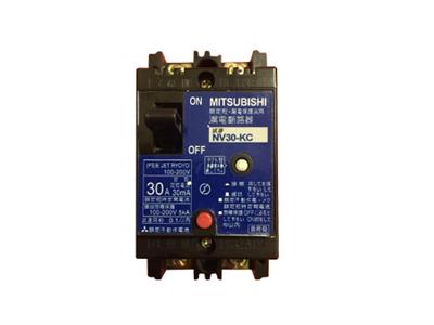 Aptomat chống giật RCCB Mitsubishi NV30-KC 2P, 30A - 30mA (Blue)