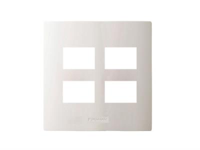 Mặt góc vuông dùng cho 4 thiết bị PANASONIC WZV7844W