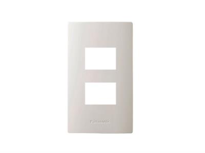 Mặt góc vuông dùng cho 2 thiết bị PANASONIC WZV7842W