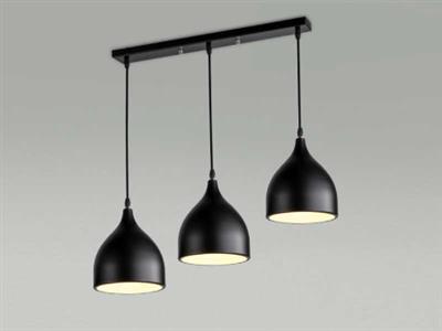 Đèn thả trang trí phòng ăn hiện đại, màu đen/trắng