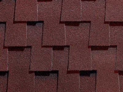 Ngói bitum phủ đá kiểu vẩy rồng màu đỏ