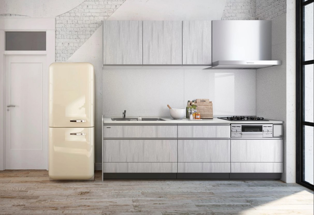 Tủ bếp theo phong cách Rustic Natural.