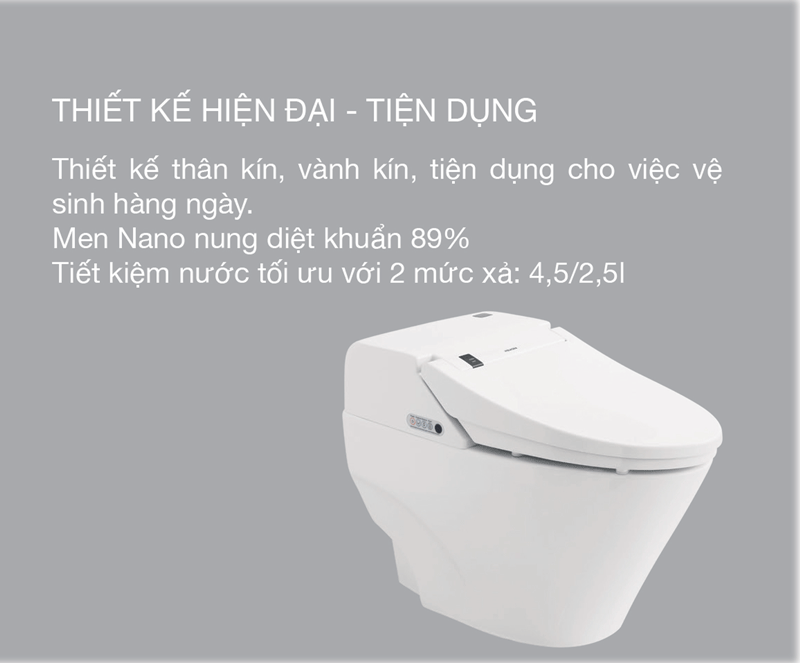 Bồn cầu thông minh Viglacera V90