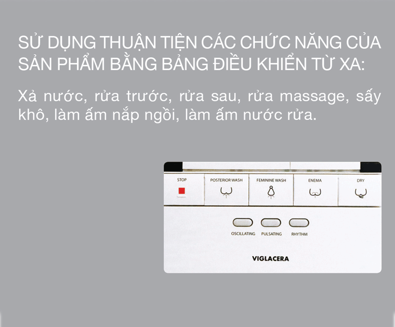 Bồn cầu thông minh Viglacera V90