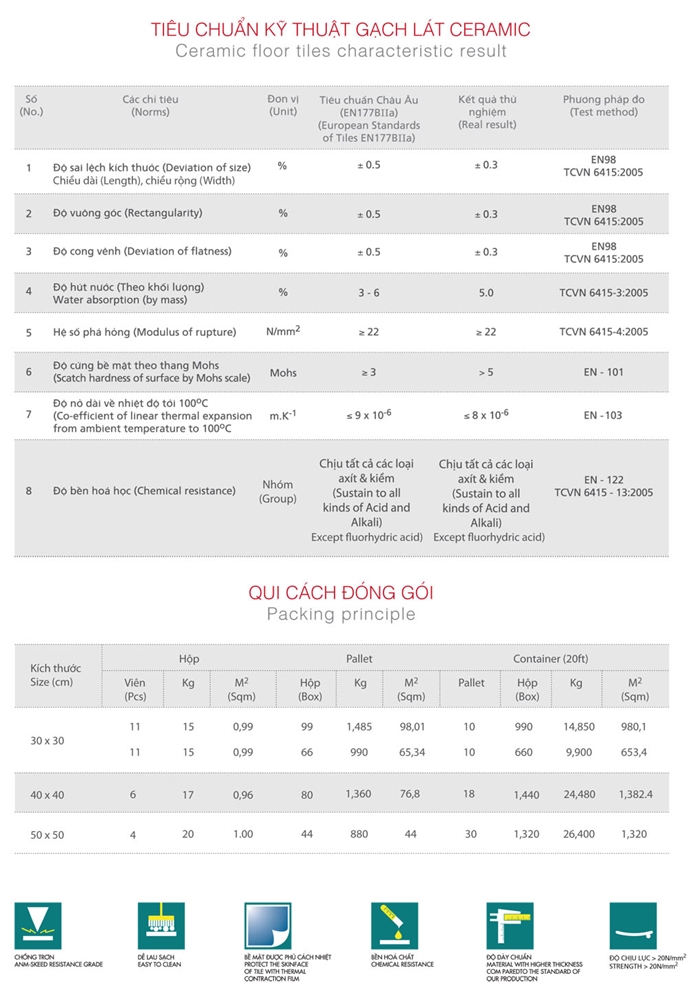 Gạch lát nền 40x40 Viglacera K409