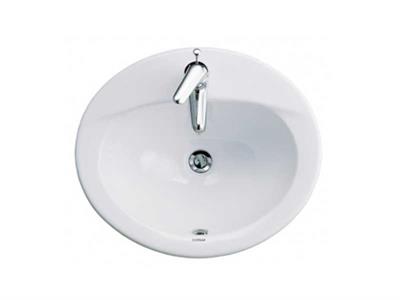 Chậu rửa lavabo âm bàn Caesar L5018 dương vành