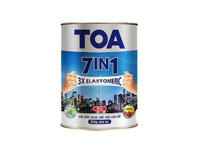 Sơn nước ngoại thất siêu cao cấp TOA 7in1 bóng