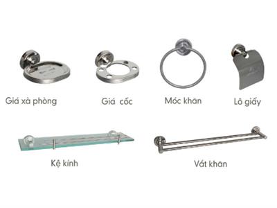 Phụ kiện 602 inox 6 món 02 (vít chìm)