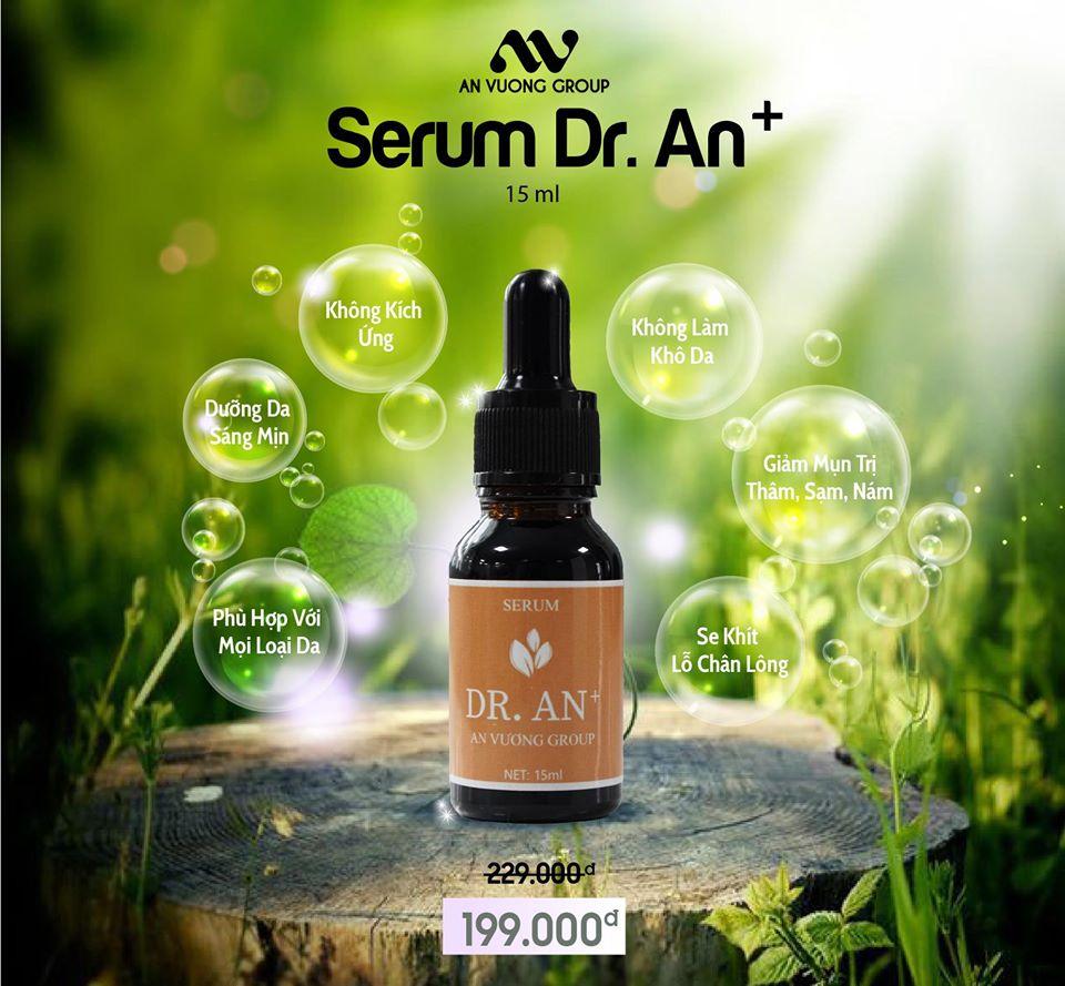 Serum Dr.An+ giải quyết nhiều vấn đề của da mụn