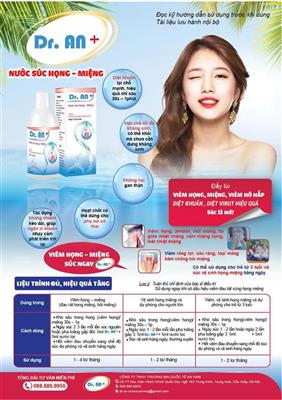 Nước Súc Họng- Miệng Dr.An+ Bảo Vệ Sức Khoẻ Toàn Diện 1