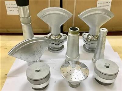 Bộ vòi phun nước rửa đường lắp cho xe tưới nước rửa đường