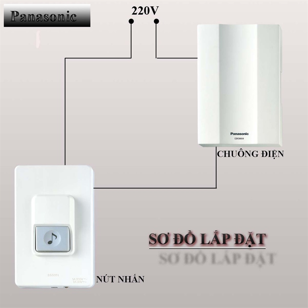 Nút bấm chuông cửa Panasonic EGG331