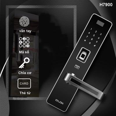 Khóa cửa vân tay O’LOK H7900  Plus (wifi/3G/4G) tiện lợi 1