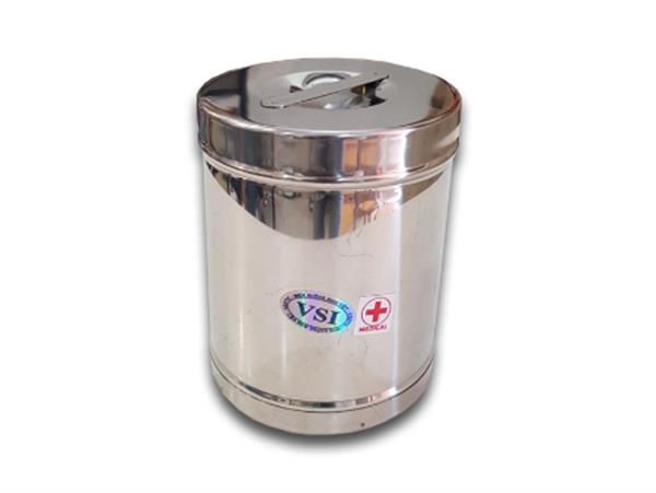 Hộp tròn inox y tế 10x11 (Trung ghép)