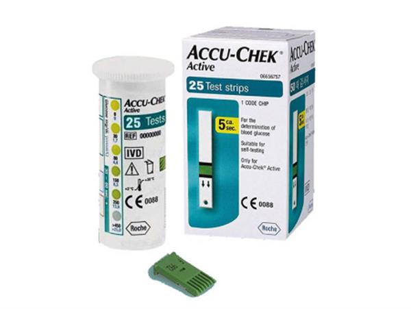 Que thử đường huyết Active - Hộp 25 que