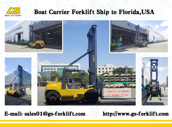 Boat Carrier Forklift Ship to Florida,USA