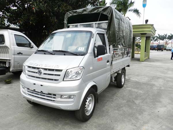 Giới thiệu Ô tô tải thùng có mui cabin đôi TRUONGGIANG DF-0.855TM15