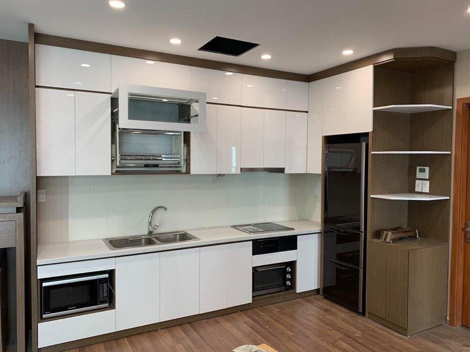 Trang trí nội thất phòng bếp đơn giản, hài hòa cho người mệnh Kim